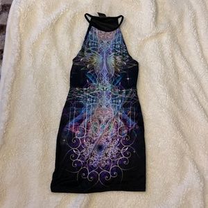 Trippy sexy tight dress